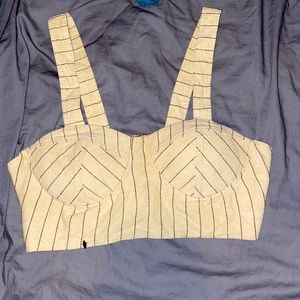 Tan line crop top